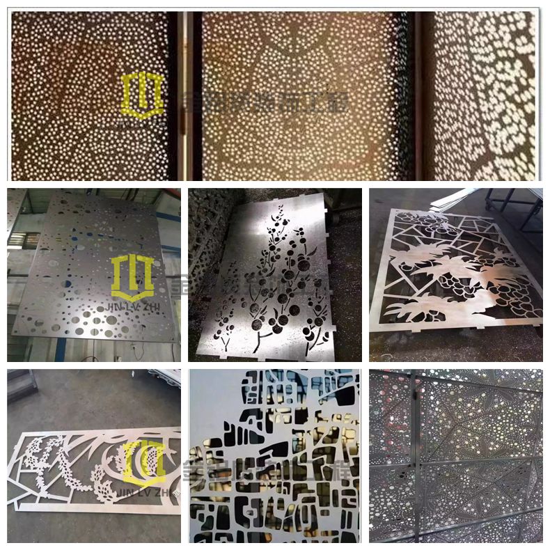 金鋁質(zhì)藝術(shù)雕花鏤空鋁單板實(shí)例